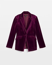 WHBM® One-Button Velvet Blazer