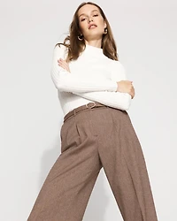 Essential Mock Neck Rib Sweater