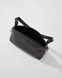 Textured Mixed Metal Tote Bag