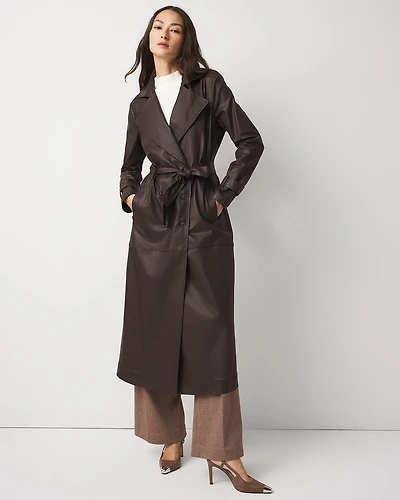 Coated Trench Coat