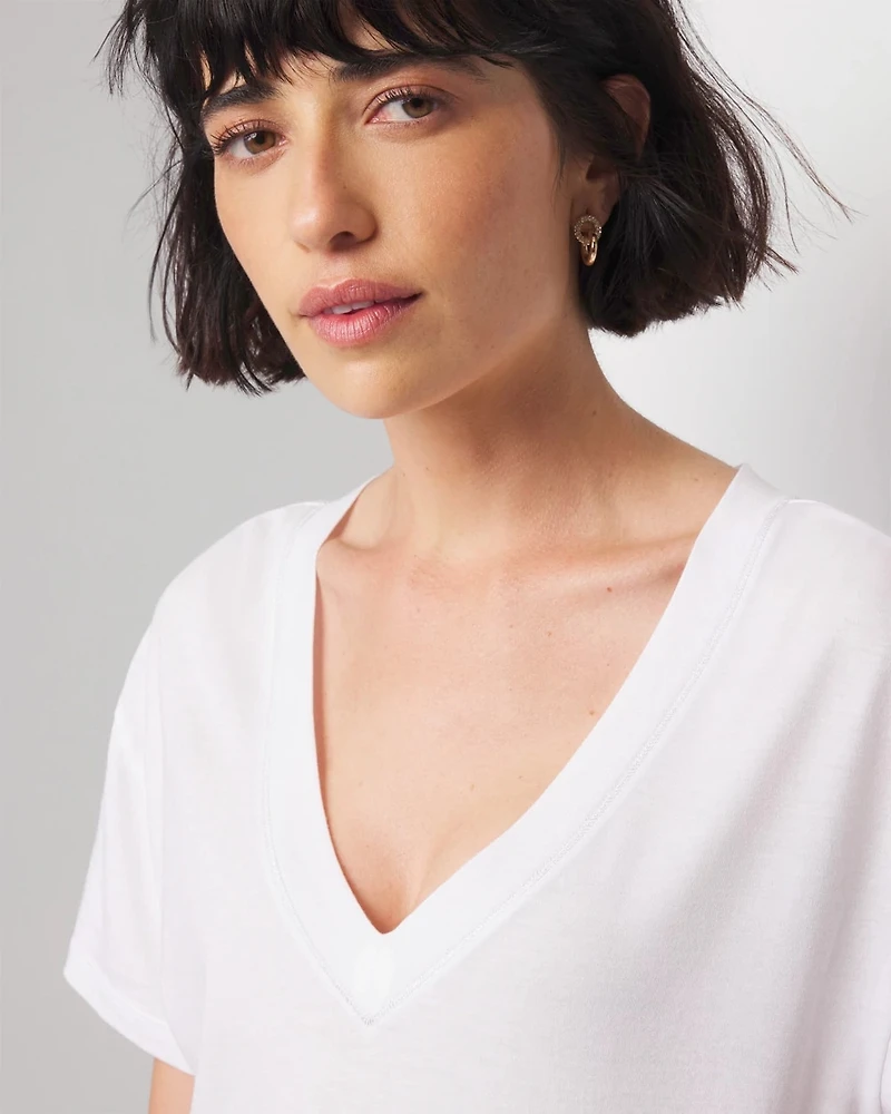 Cotton Modal High Rise Tee