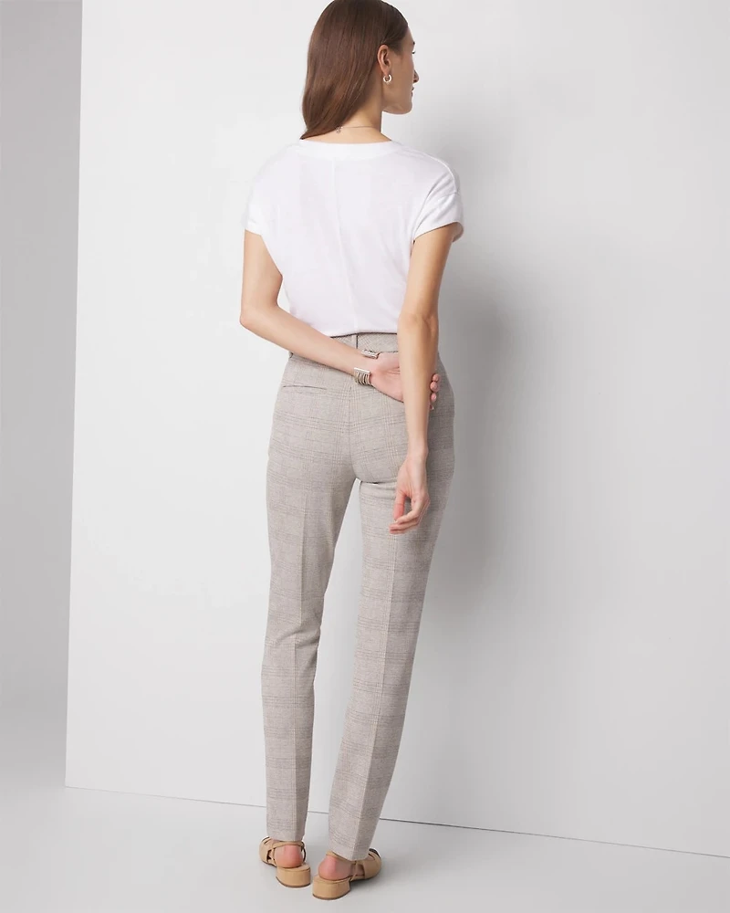 WHBM® Elle Slim Ankle Plaid Pant