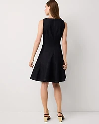 Fit + Flare Denim Dress