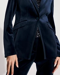 WHBM® One-Button Velvet Blazer