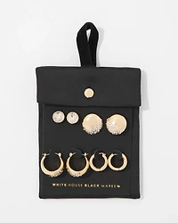 Pavé 4-Pack Earrings