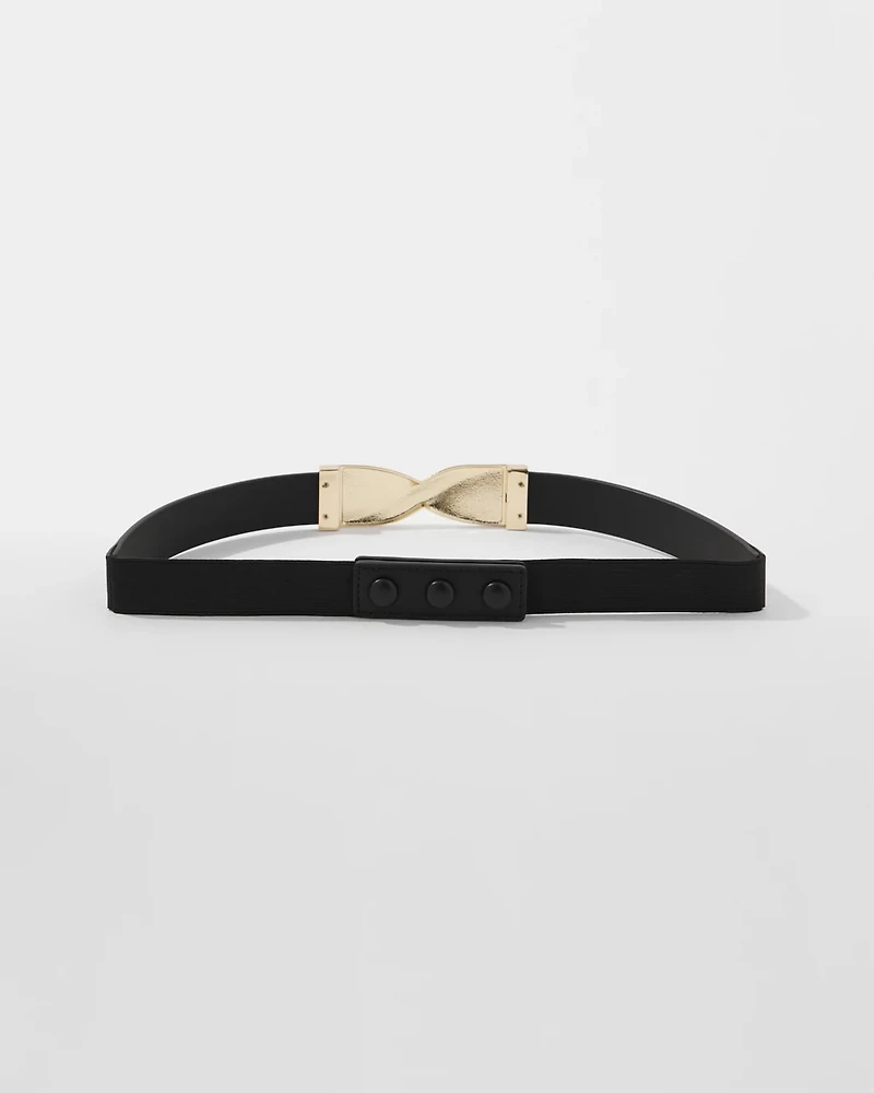 Gold Twist Stretch Belt
