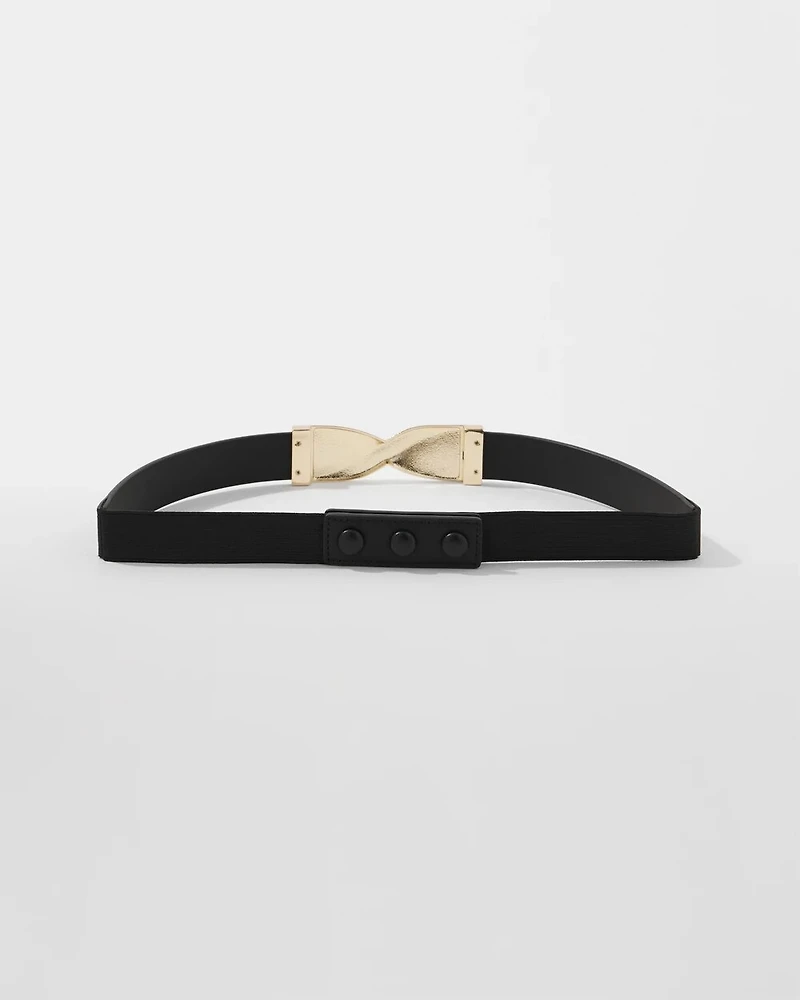 Gold Twist Stretch Belt