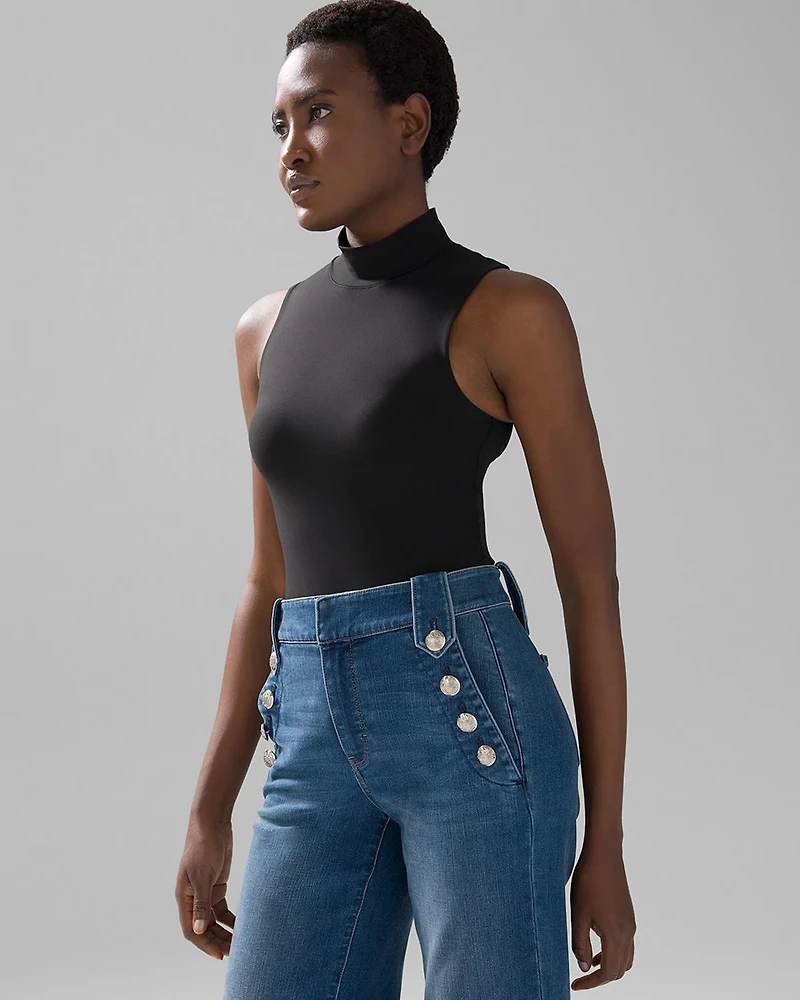 WHBM FORME™ All Ways Stretch Mock Neck Tank
