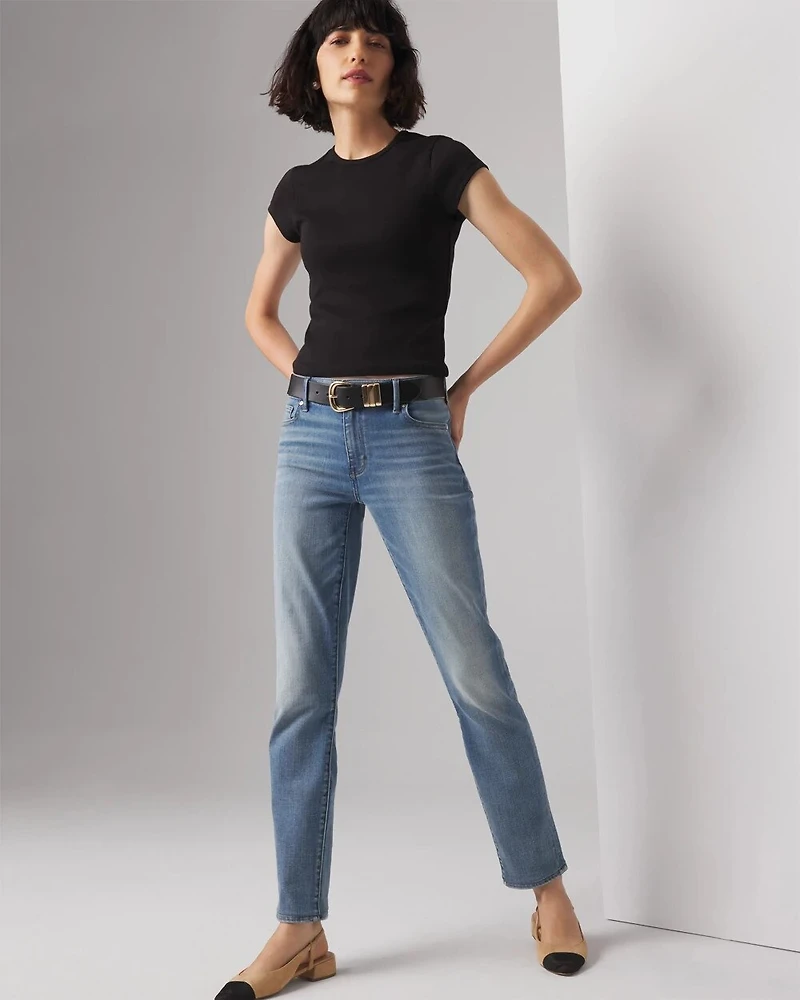 Pima Cotton Rib Short Sleeve Crew Tee