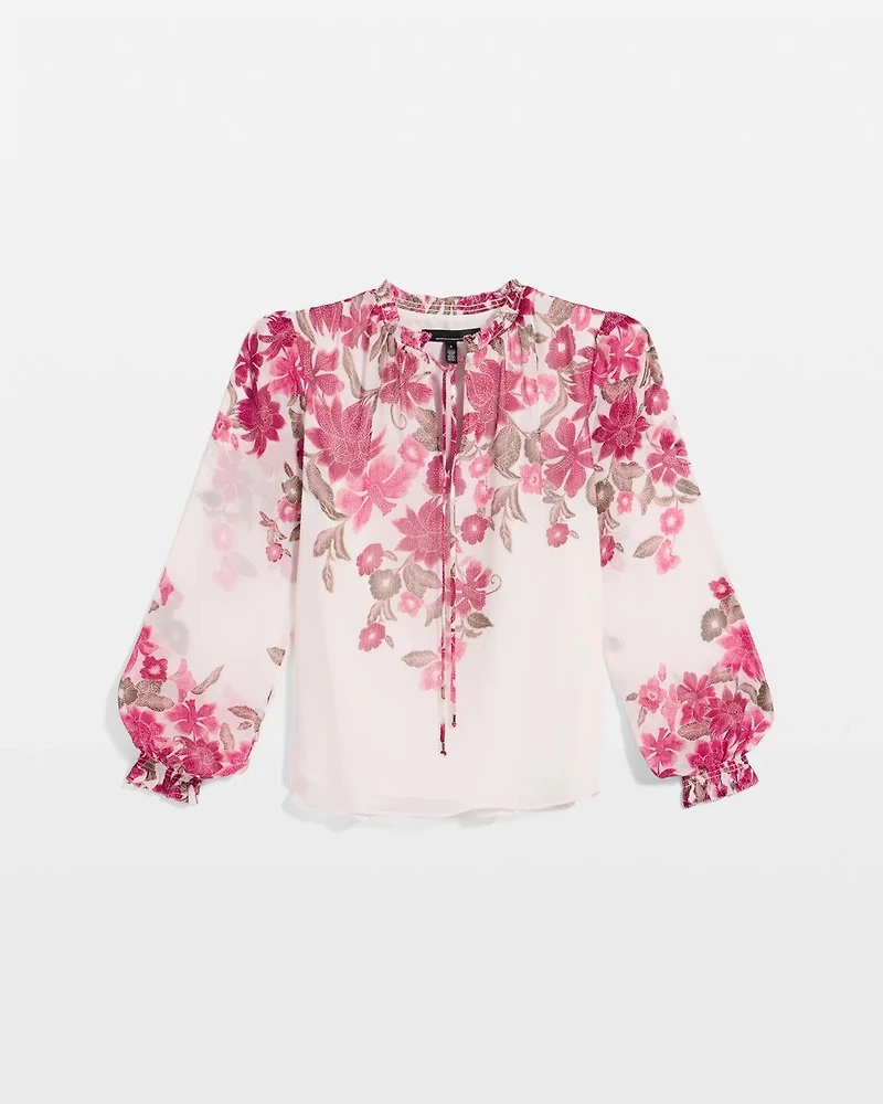Chiffon Long Sleeve Blouse