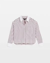 Petite Pocket Poplin Shirt