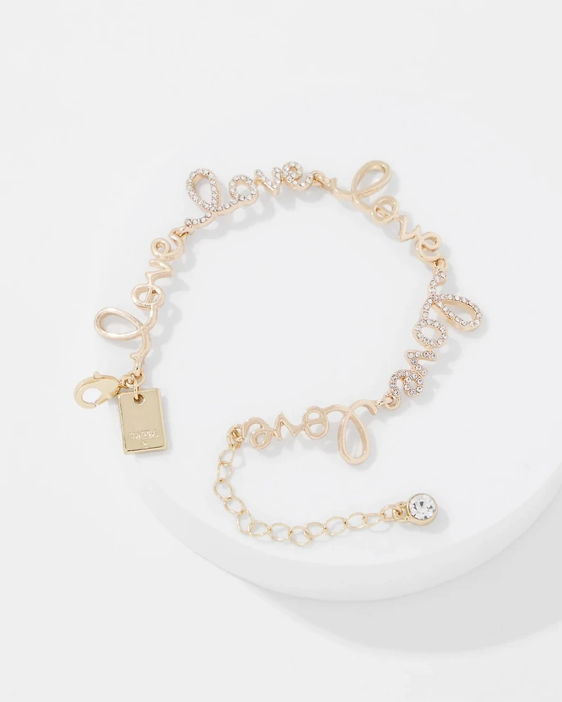 Love Letter Chain Bracelet