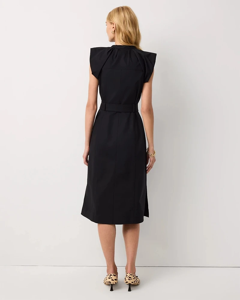 Puff Sleeve Shirt Dress