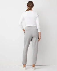 Embellished Satin Trim Jogger