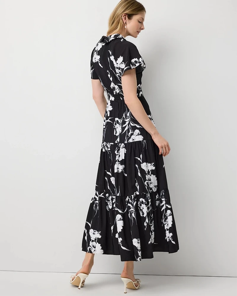 Tiered Midi Dress