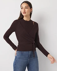 Two-in-One Wrap Cardigan