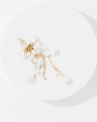 Glass + Shell Chandelier Earrings