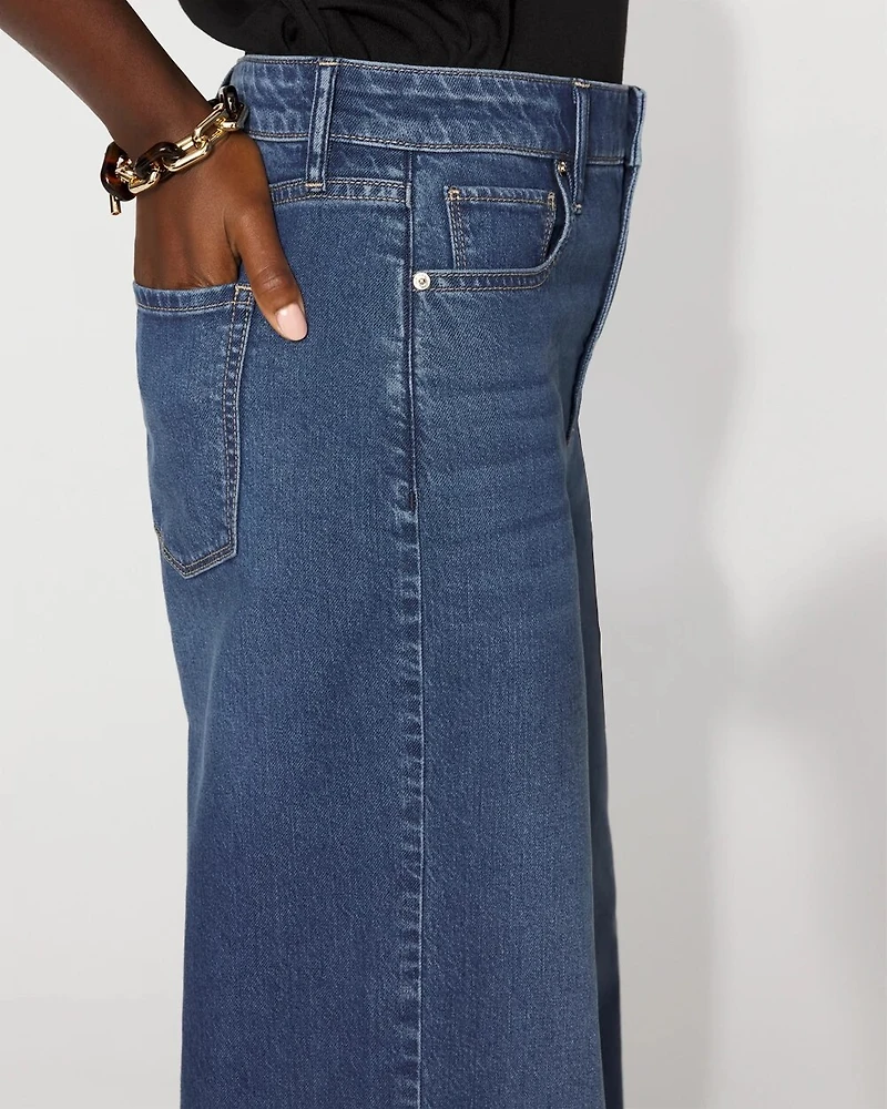 Petite Extra High-Rise Palazzo Jean