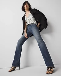 Curvy Mid-Rise Bootcut Jeans