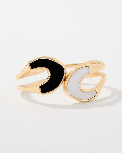 Mother of Pearl Hinge Bracelet