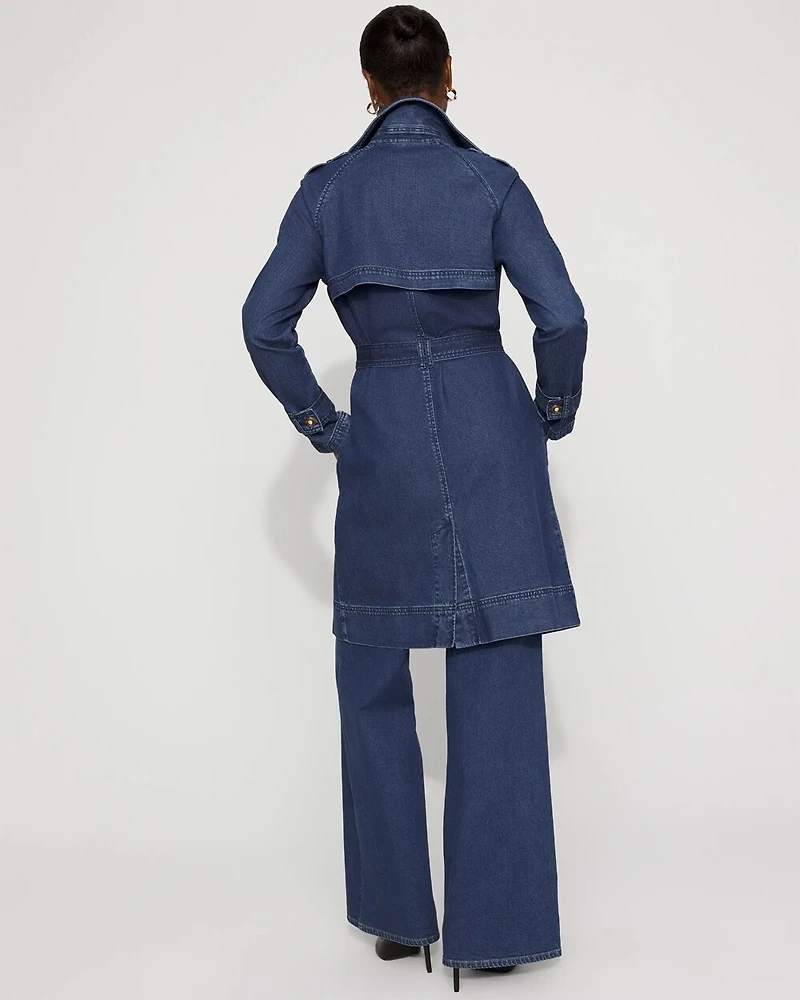 Denim Trench Coat