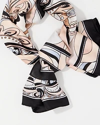 Abstract Print Square Scarf