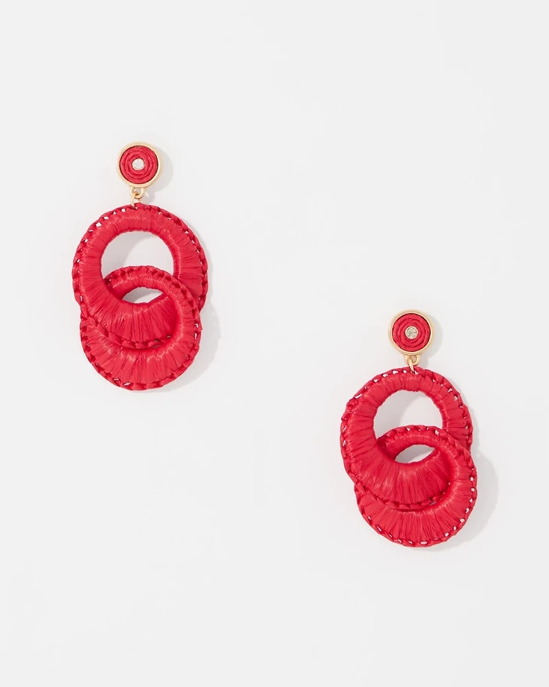 Raffia Drop Earrings