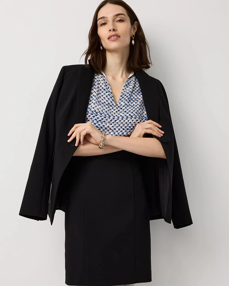 V-neck Sheath Dress