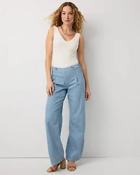 Wide Leg Featherweight Trouser Jean