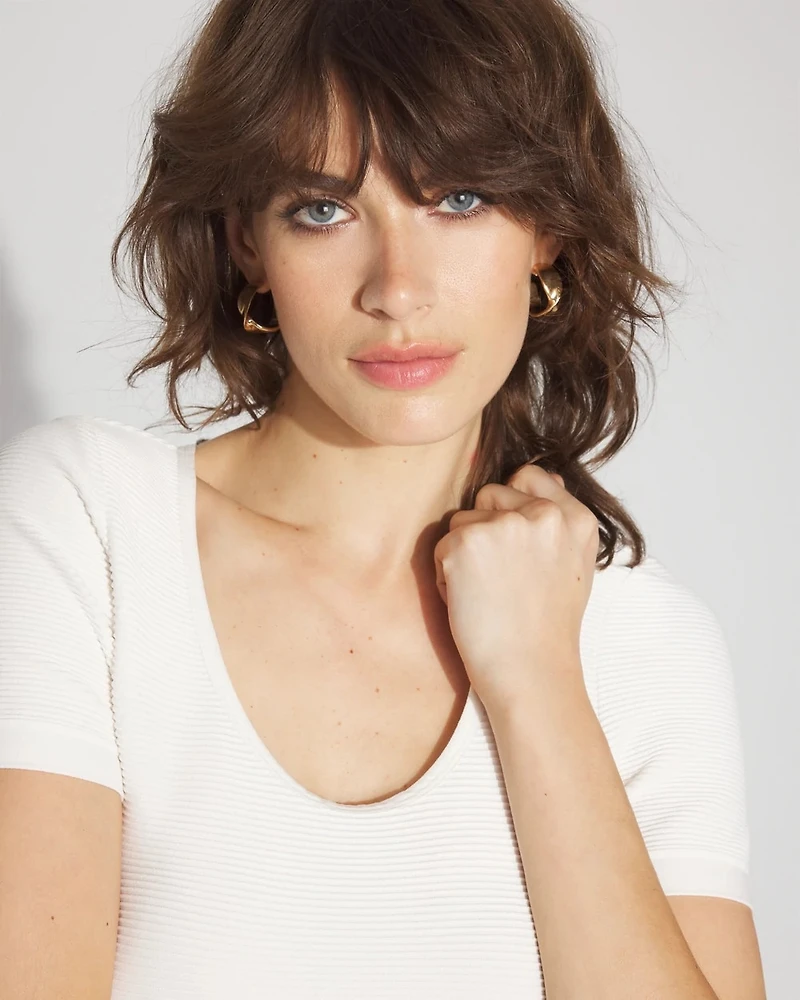 WHBM FORME™ Seamless Ribbed Tee