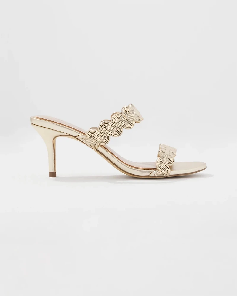 Double Strapped Heeled Sandal