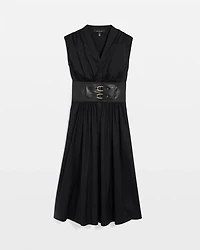Belted Midi Dress