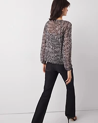 Ruffle Front Blouse