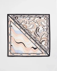 Abstract Print Square Scarf
