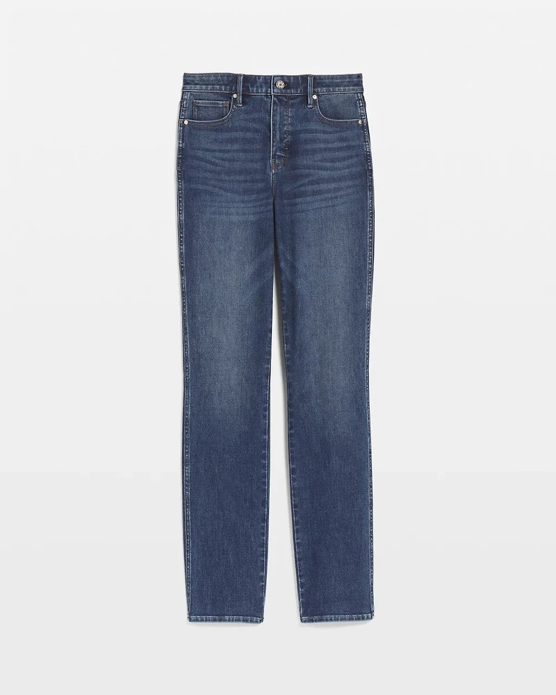 Curvy High-Rise Straight Jeans