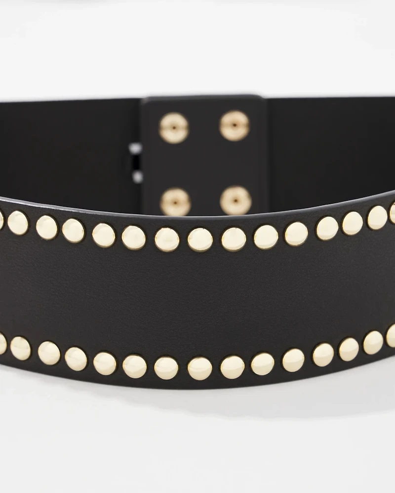 Gold Studded Waist Belt