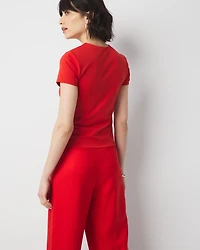 WHBMFORME™ All Ways Stretch Crewneck Tee