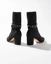 Removable Strap Suede Sock Boot