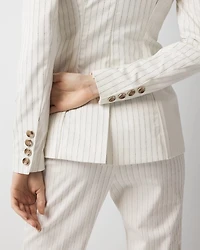 Petite WHBM® One-Button Blazer Pinstripe