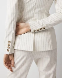 Petite WHBM® One-Button Blazer Pinstripe