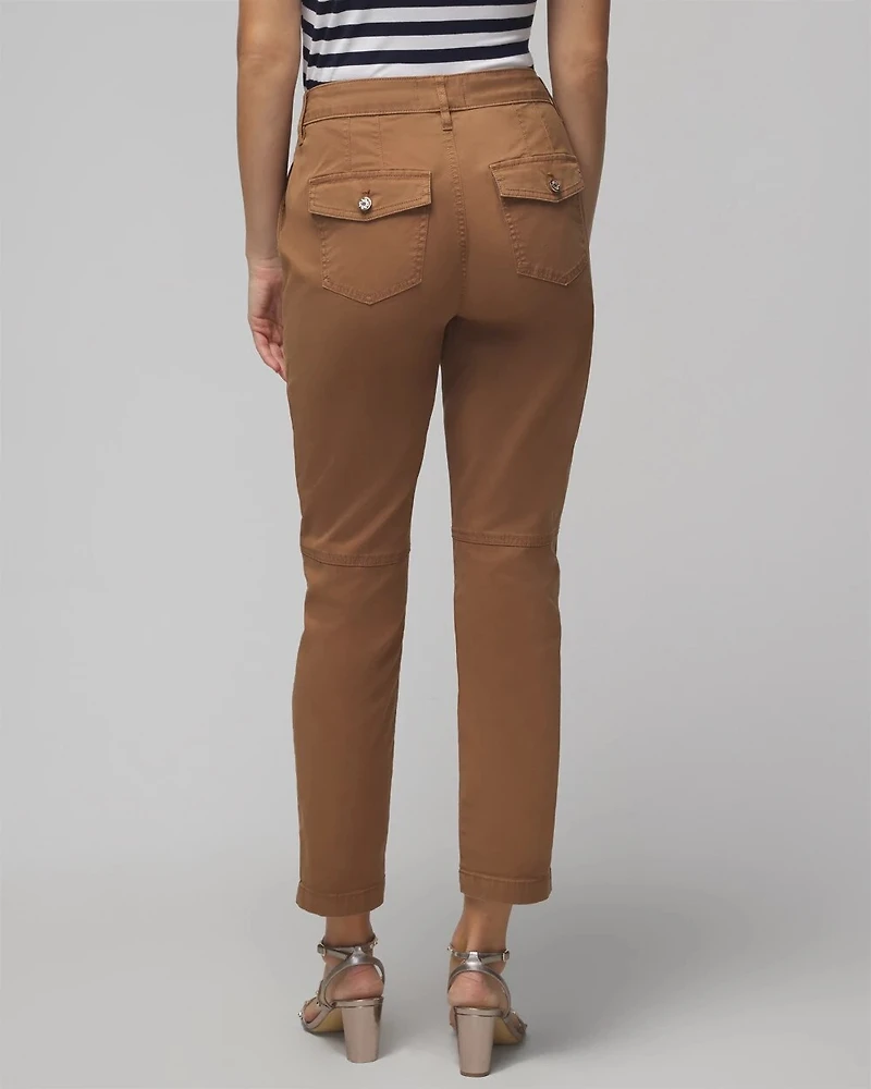 High-Rise Pret-A-Jet Slim Ankle Pants