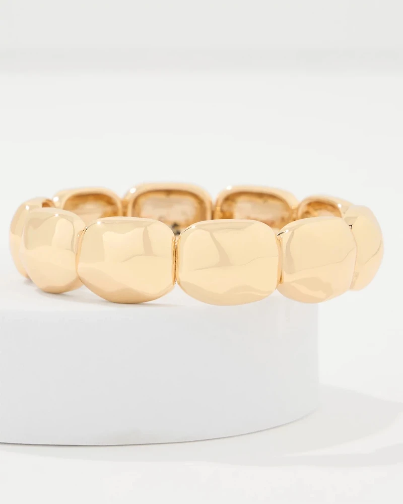 Sculptural Stretch Bracelet