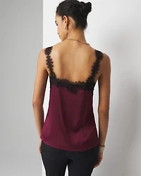 Lace-Trimmed Cami