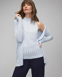 Cashmere Blend Mockneck Tank