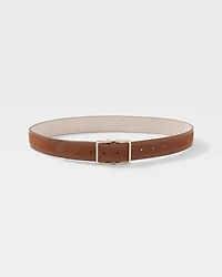 Wide Belt with Gold Buckle