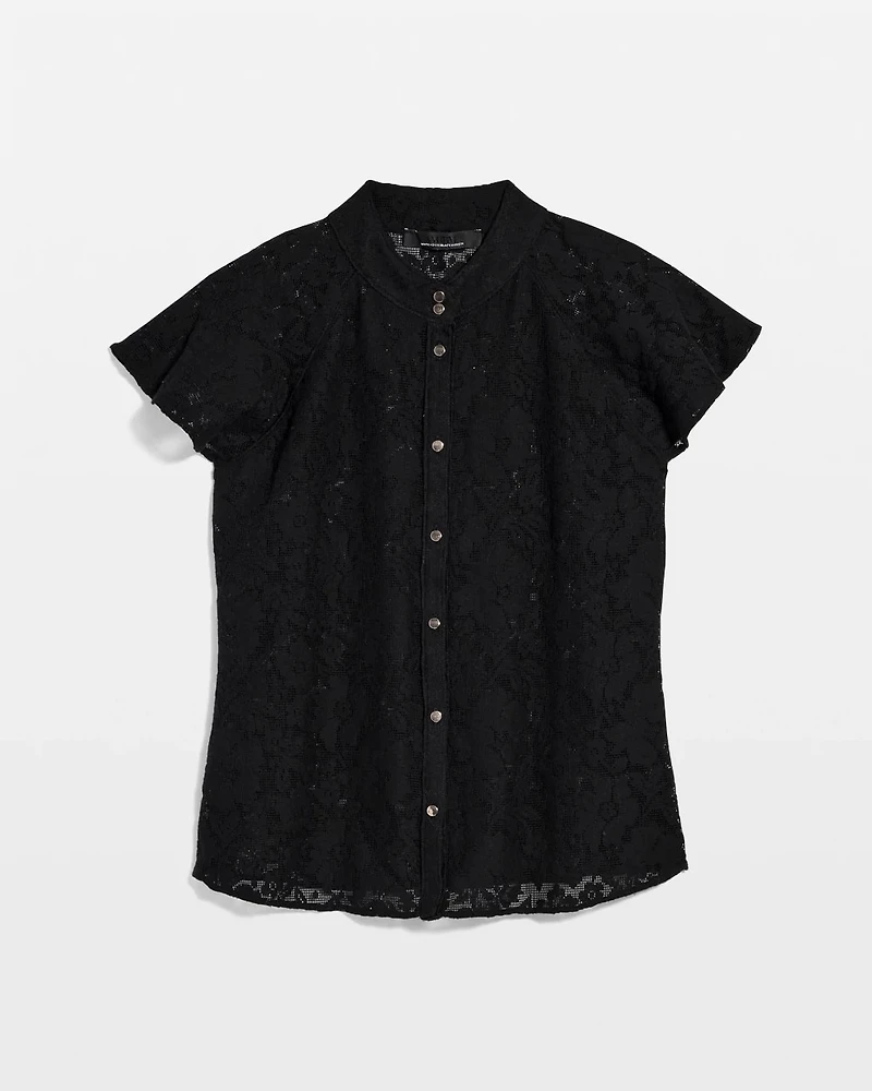 Knit Lace Shirt