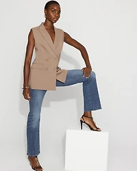 Petite Double-Breasted Vest