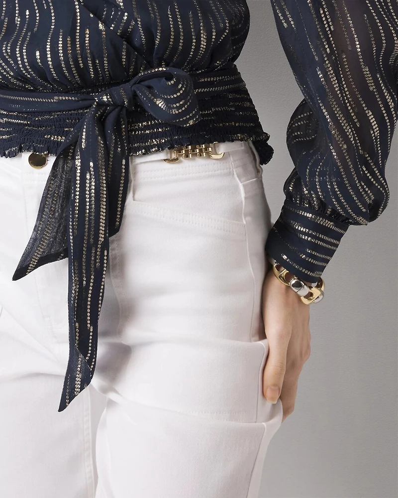 Wrap Waist Blouse