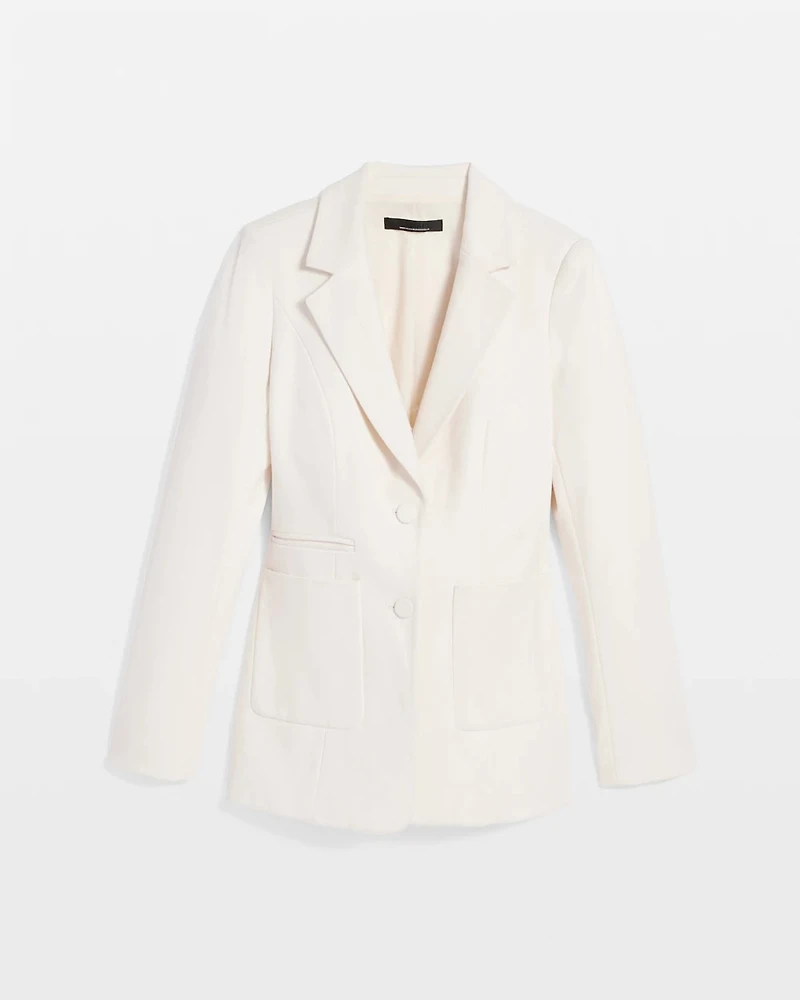 Double-Pocket Belted Blazer
