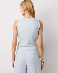 Crosshatch Surplice Vest